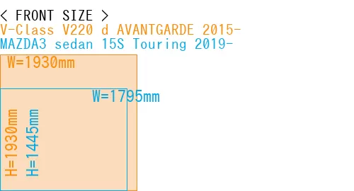 #V-Class V220 d AVANTGARDE 2015- + MAZDA3 sedan 15S Touring 2019-